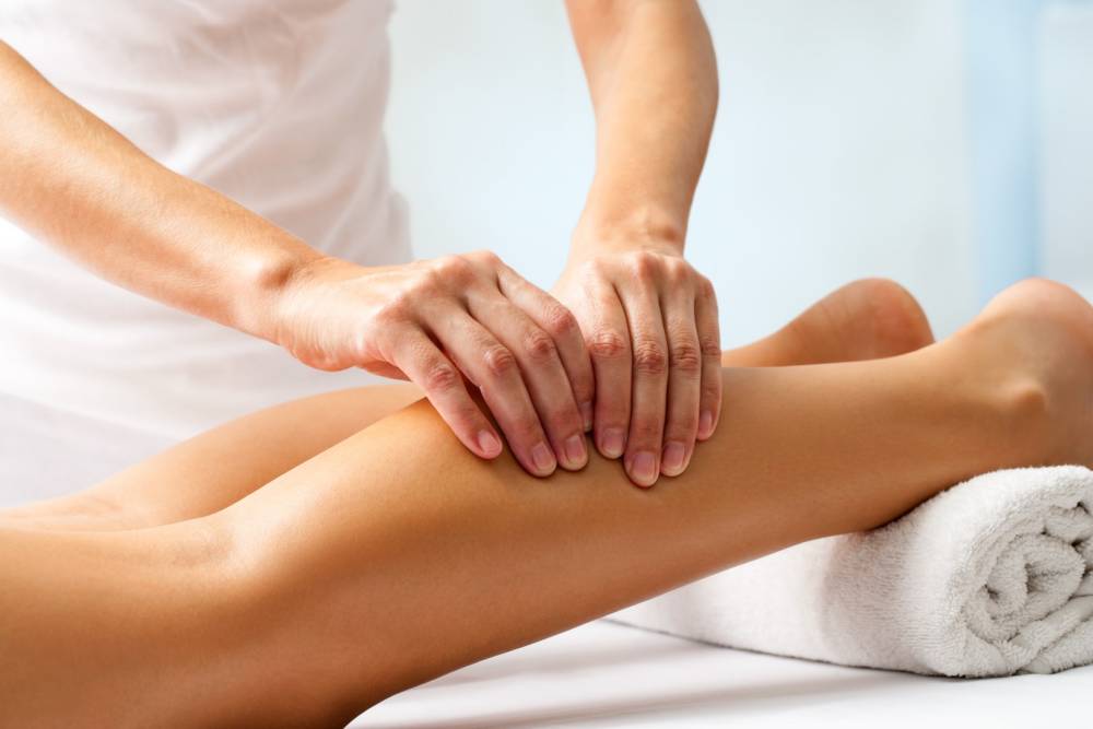 Massage minceur jambes en cure de 10 séances